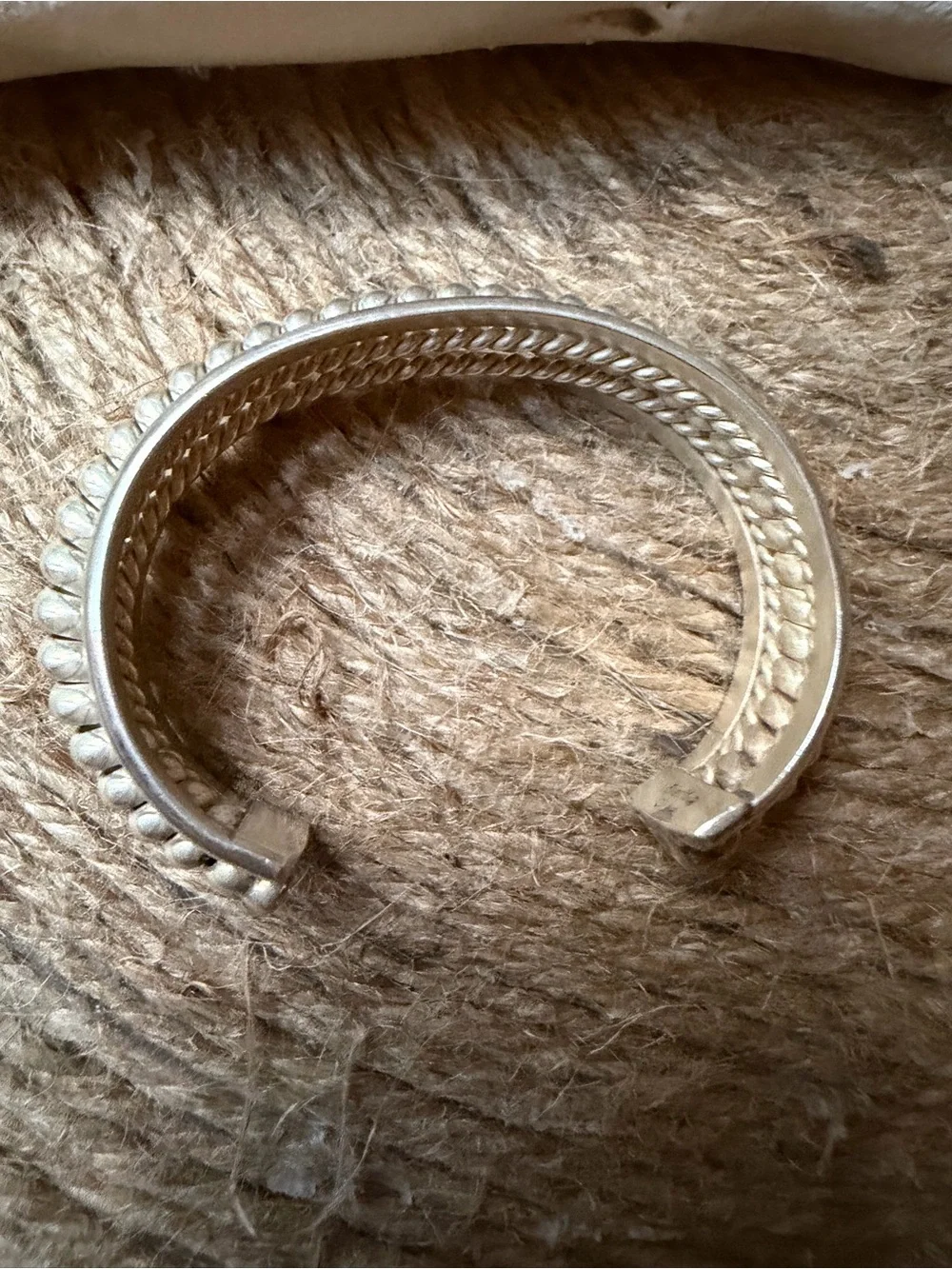 Sterling Silver Tahe Tone Cuff Bracelet - Women's Accessory